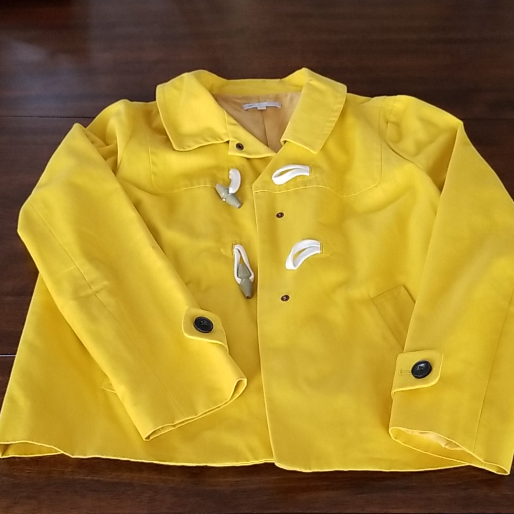 Gap Yellow Button Up Jacket